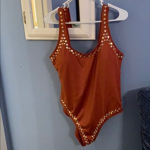 Sienna colored bathing suit sz XL.